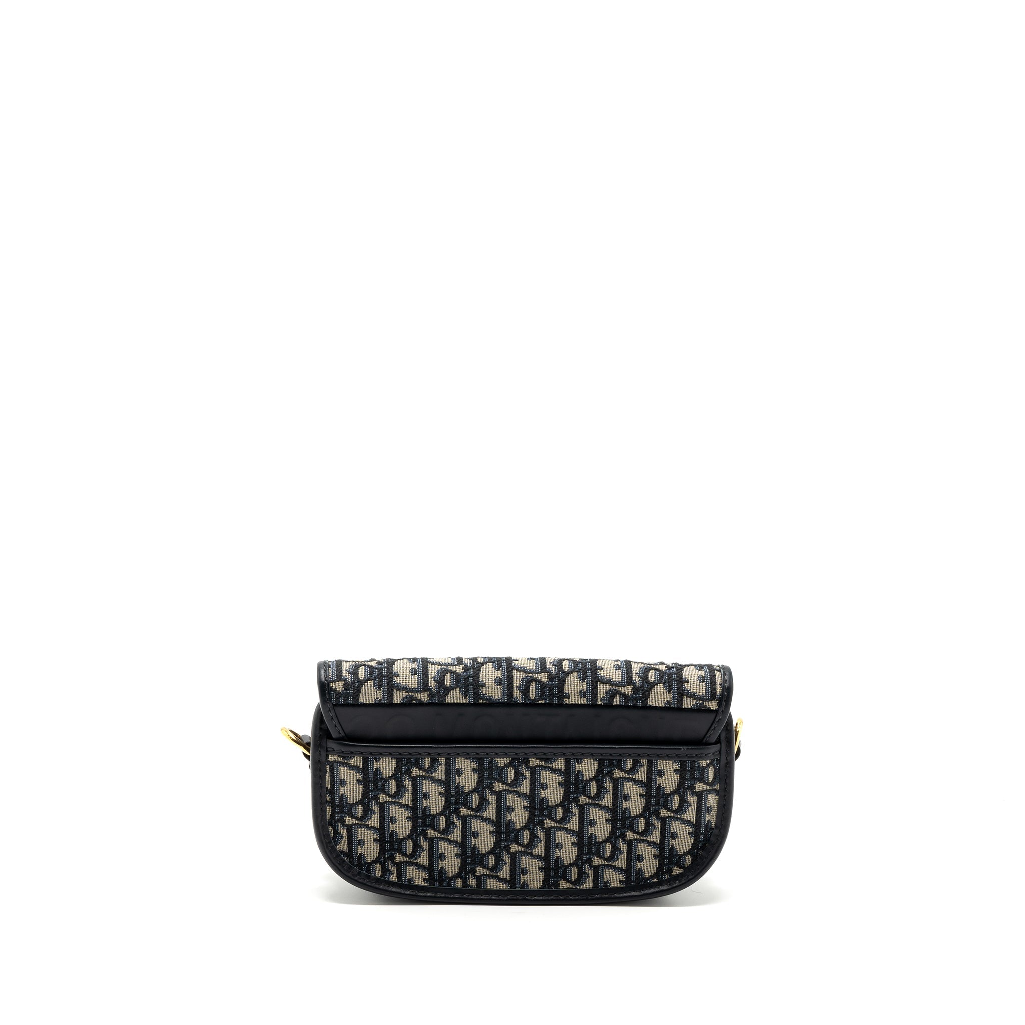 DIOR BOBBY EAST-WEST BAG BLUE OBLIQUE JACQUARD GHW
