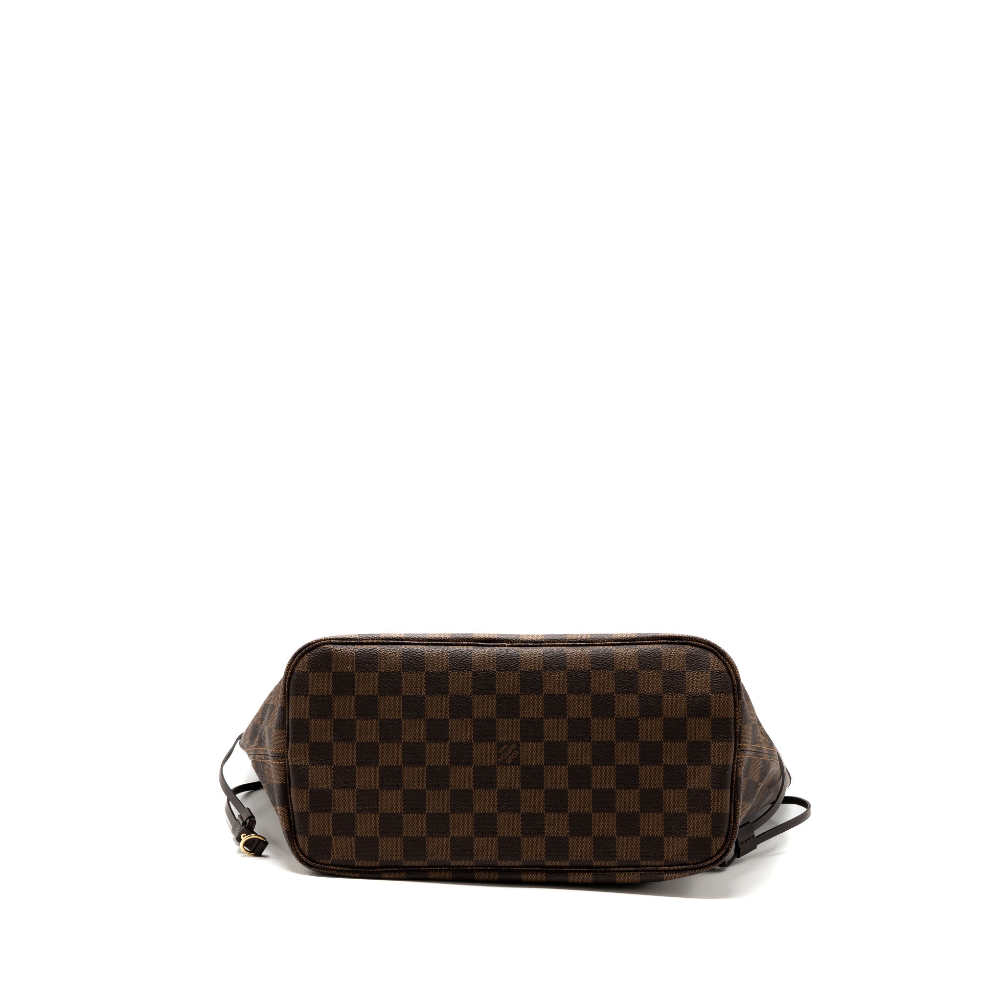 LOUIS VUITTON NEVERFULL MM MONOGRAM DAMIER EBENE CANVAS / ROSE BALLERINA GHW