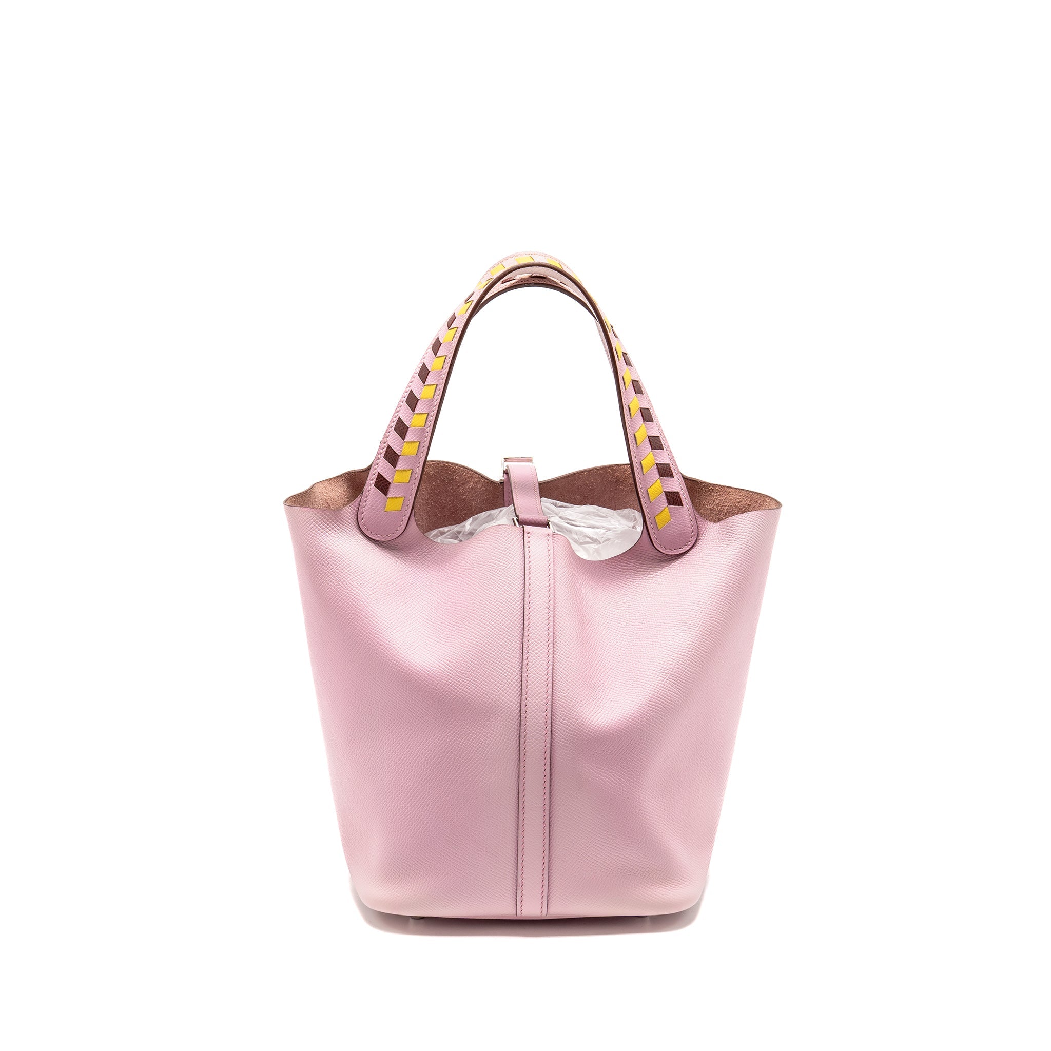 HERMES PICOTIN 22 LOCK BAG MULTICOLOUR HANDLE EPSOM MAUVE SYLVESTRE SHW