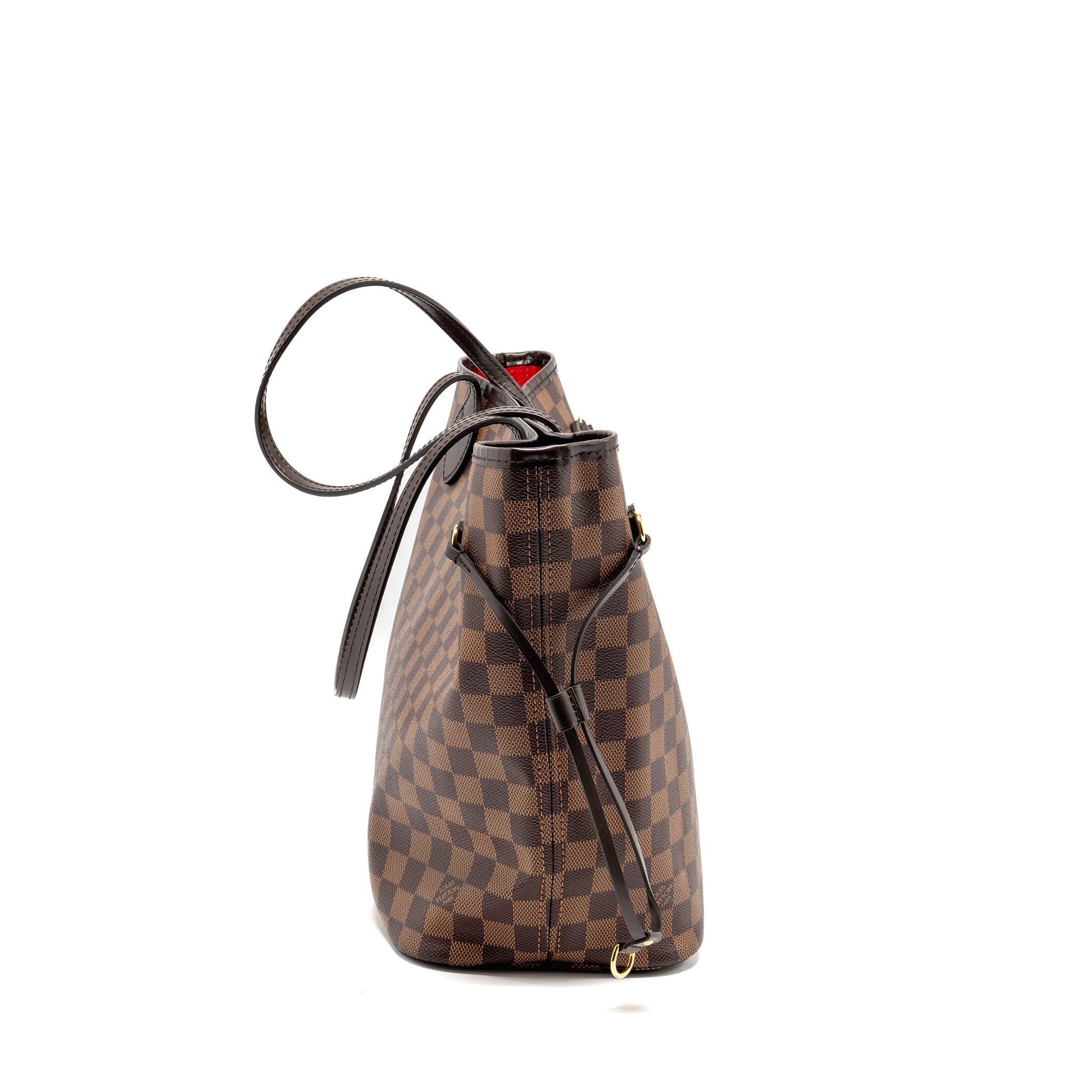 LOUIS VUITTON NEVERFULL MM DAMIER EBENE CANVAS GHW