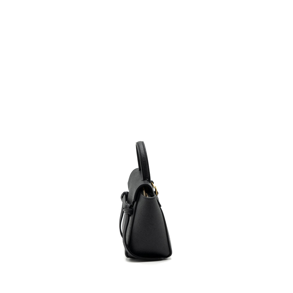 CELINE PICO BELT BAG CALFSKIN BLACK GHW