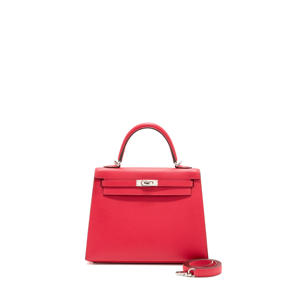 HERMES KELLY 25 EPSOM ROSE EXTREME SHW
