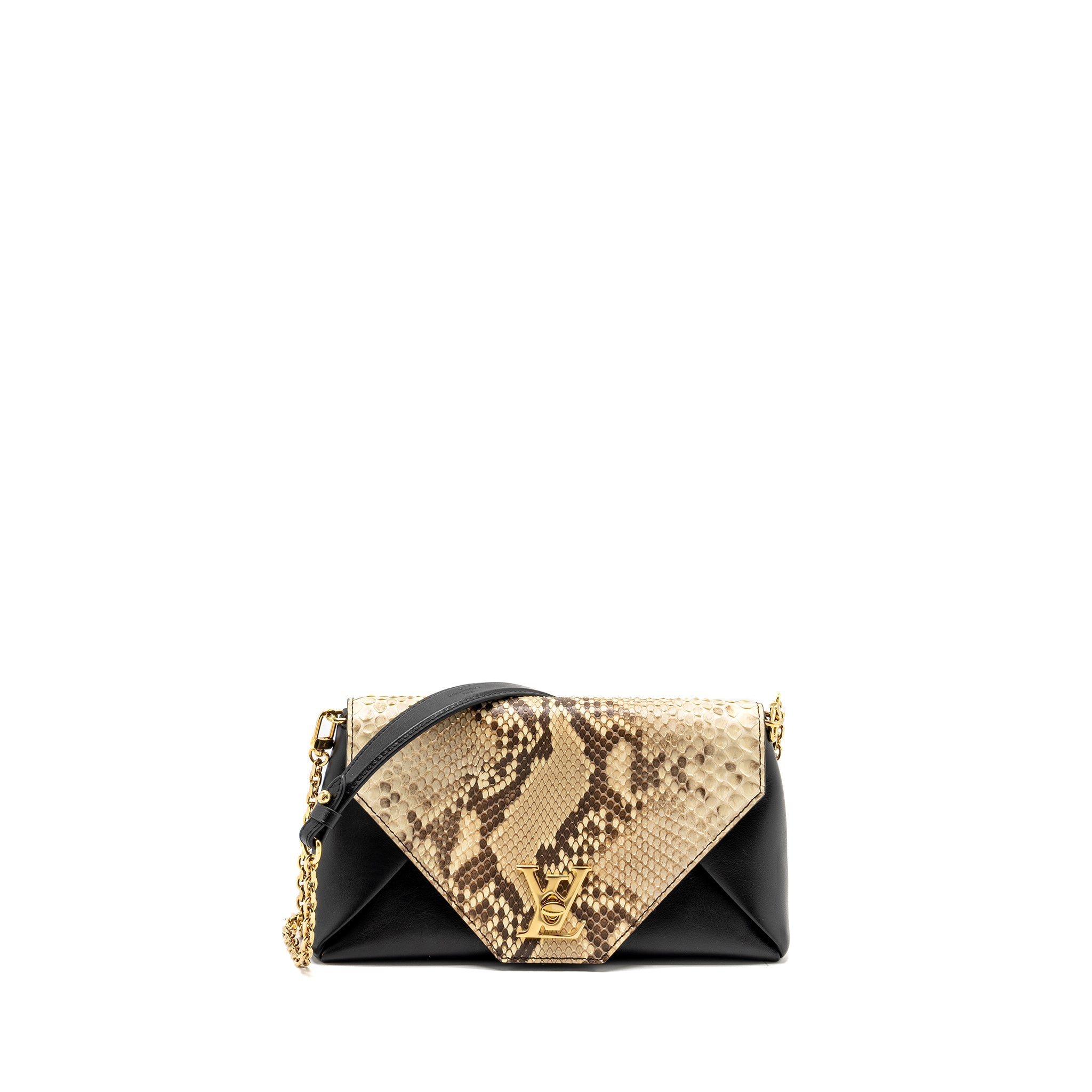LOUIS VUITTON LOVE NOTE BAG PYTHON/CALFSKIN BLACK/MULTICOLOUR GHW