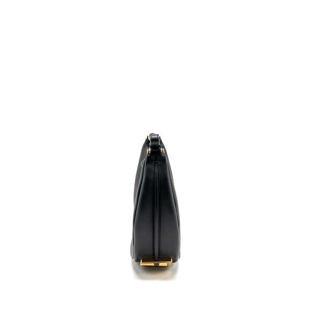 FENDI SMALL FENDIGRAPHY BAG CALFSKIN BLACK GHW