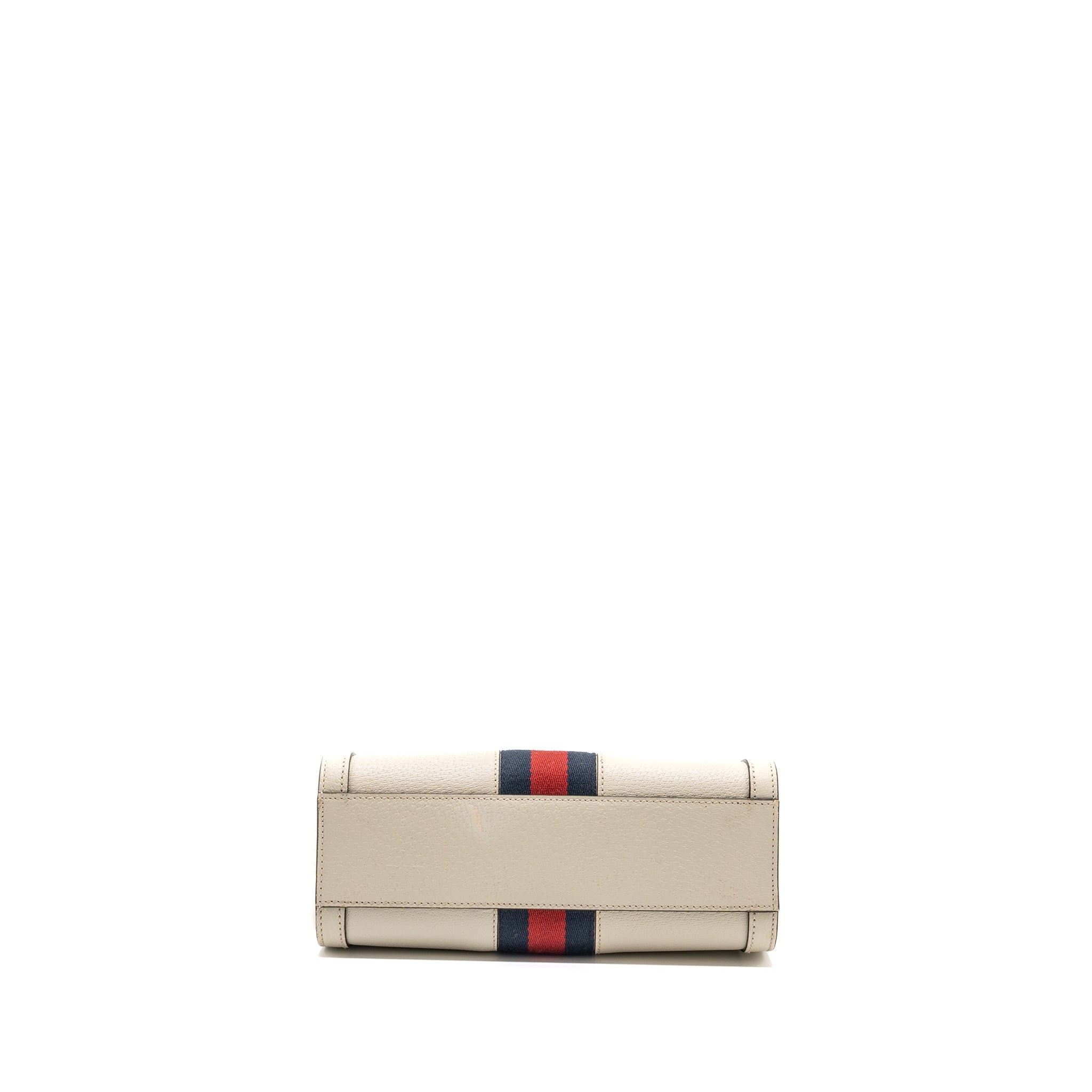 GUCCI OPHIDIA SMALL TOTE BAG CALFSKIN WHITE/ MULTICOLOUR GHW