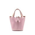 HERMES PICOTIN 22 LOCK BAG MULTICOLOUR HANDLE EPSOM MAUVE SYLVESTRE SHW