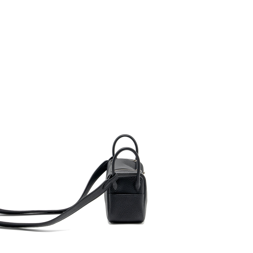 HERMES MINI LINDY CLEMENCE BLACK SHW