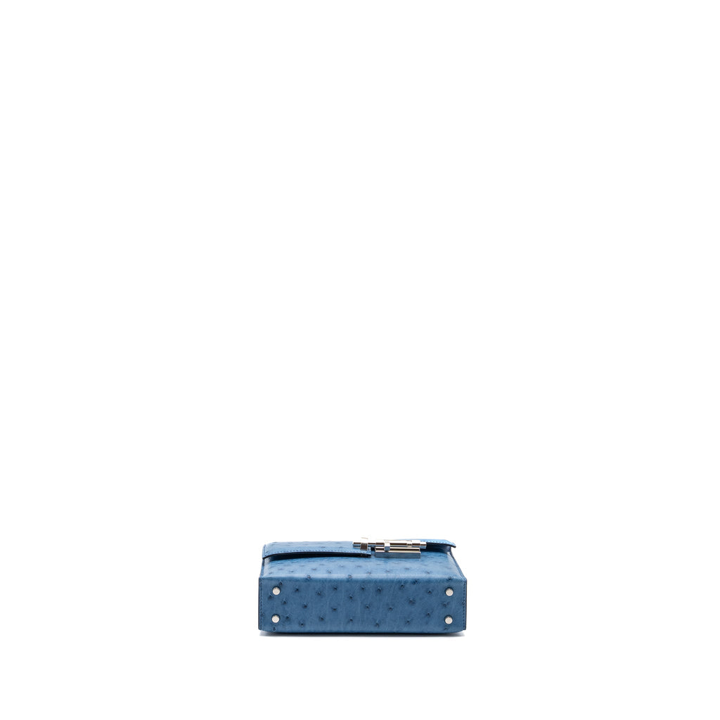 HERMES MINI VERROU OSTRICH HANADA SHW