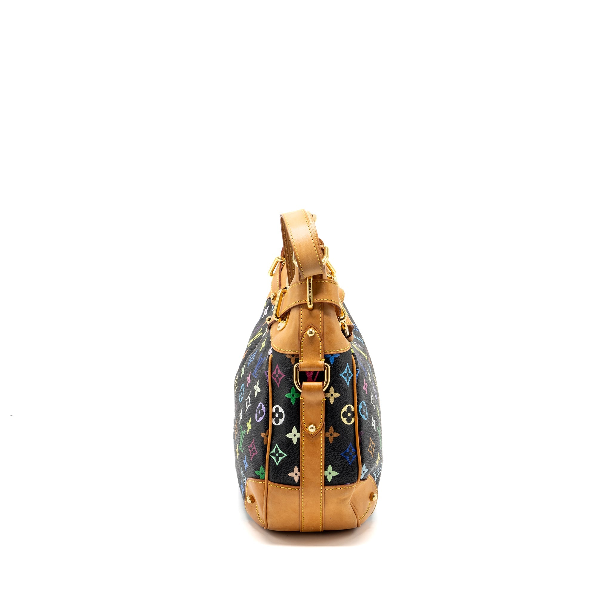 LOUIS VUITTON GRETA BAG MONOGRAM MULTICOLOR BLACK GHW