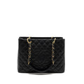 CHANEL GRAND SHOPPING TOTE BAG CAVIAR BLACK GHW