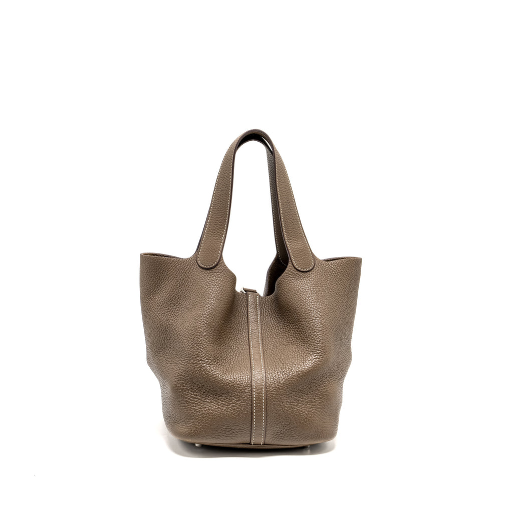 HERMES PICOTIN 22 LOCK BAG CLEMENCE ETOUPE SHW