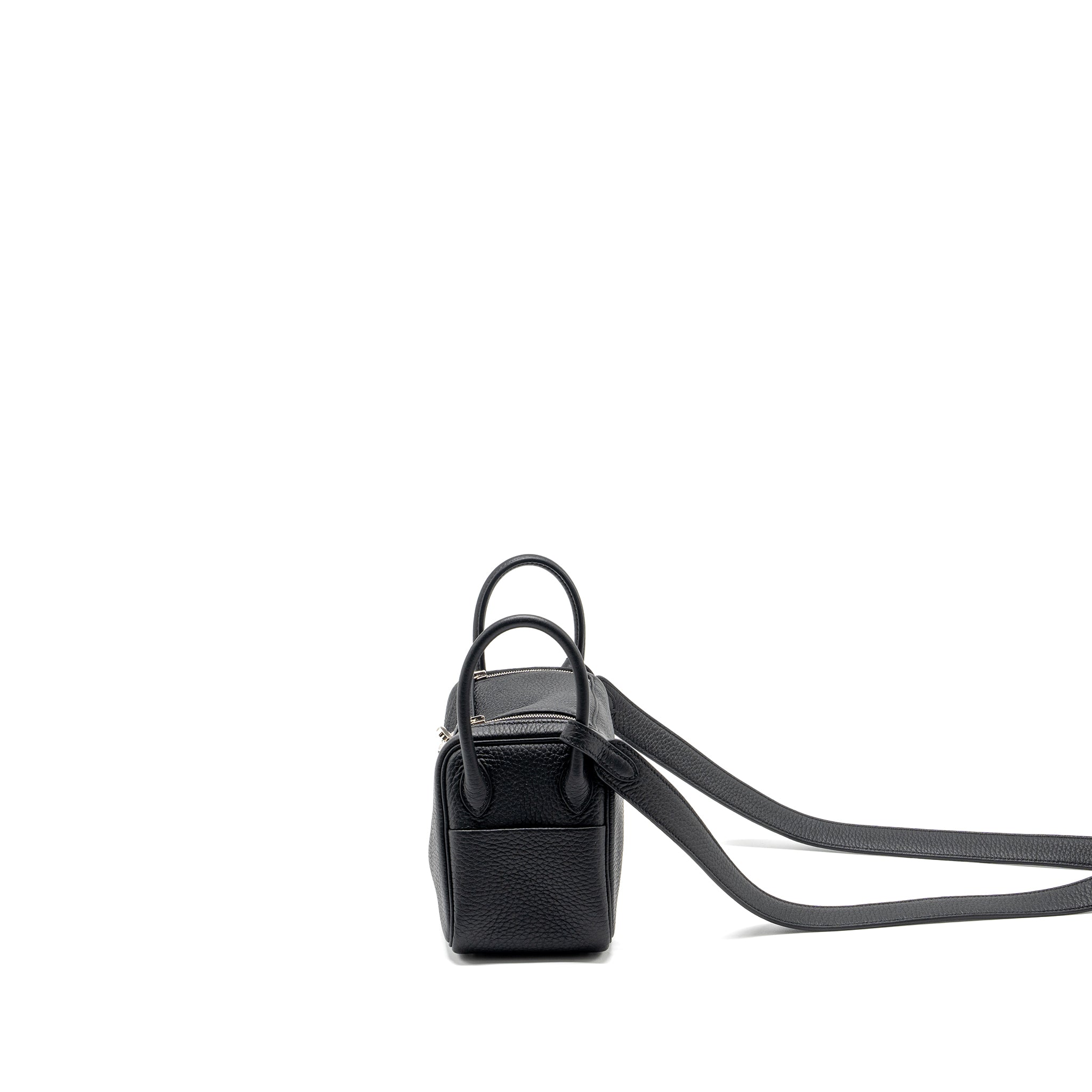 HERMES MINI LINDY CLEMENCE BLACK SHW