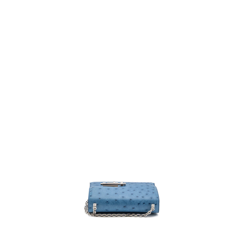 HERMES MINI VERROU OSTRICH HANADA SHW