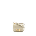 HERMES MINI CONSTANCE ALLIGATOR MISSISSIPPIENSIS MAT BETON GHW