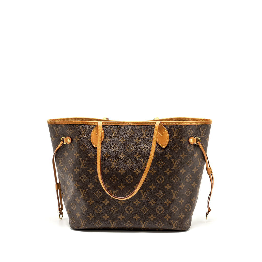 LOUIS VUITTON NEVERFULL MM MONOGRAM CANVAS GHW
