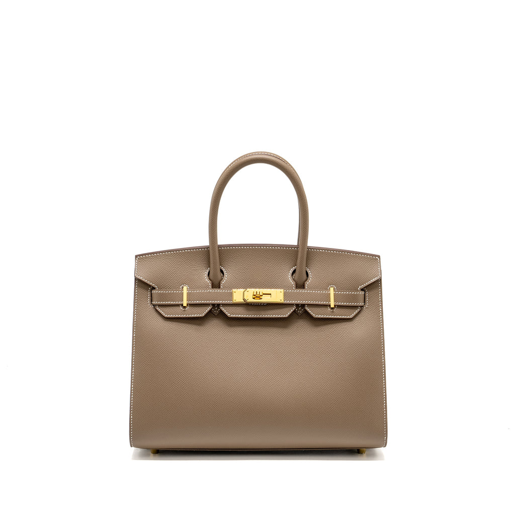 HERMES BIRKIN 30 SELLIER EPSOM ETOUPE GHW