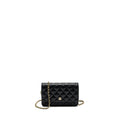 CHANEL CLASSIC WALLET ON CHAIN CAVIAR BLACK GHW (MICROCHIP)