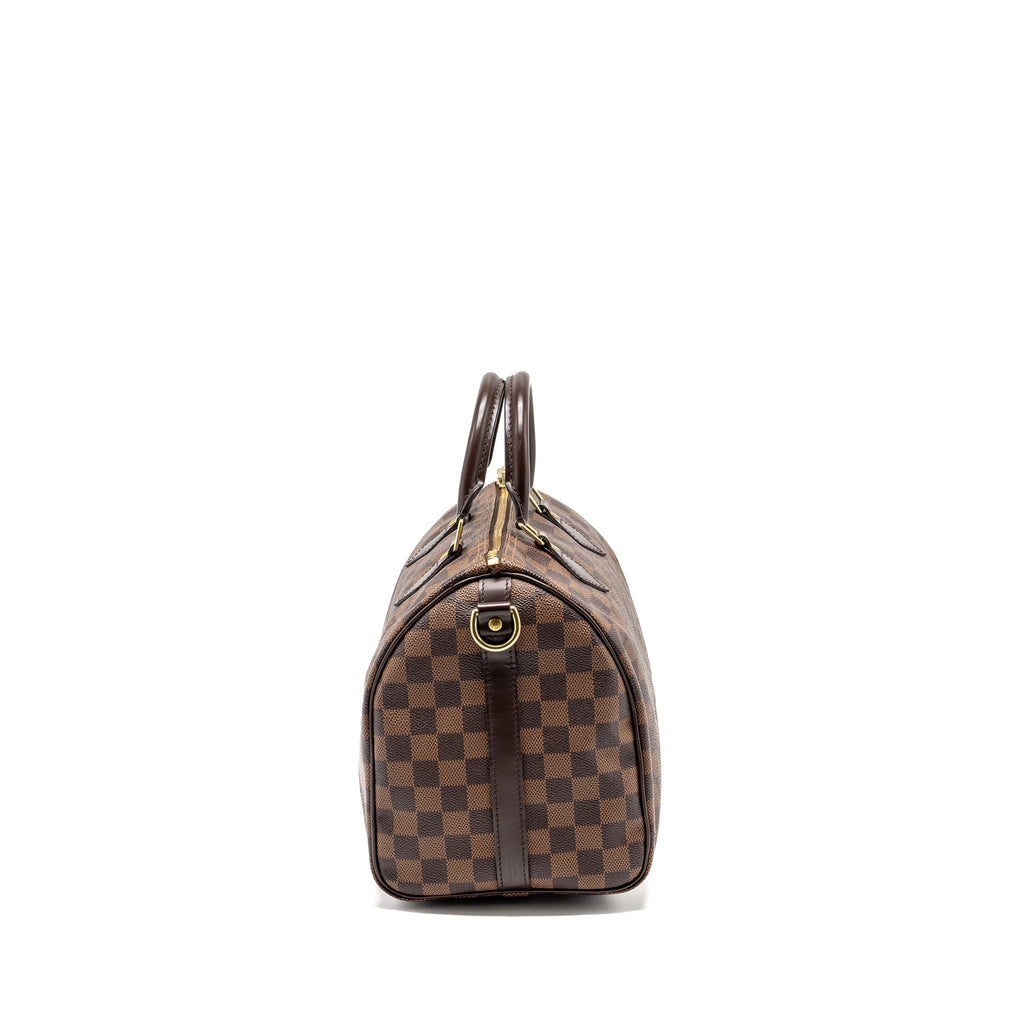 LOUIS VUITTON SPEEDY BANDOULIERE 30 DAMIER EBENE GHW