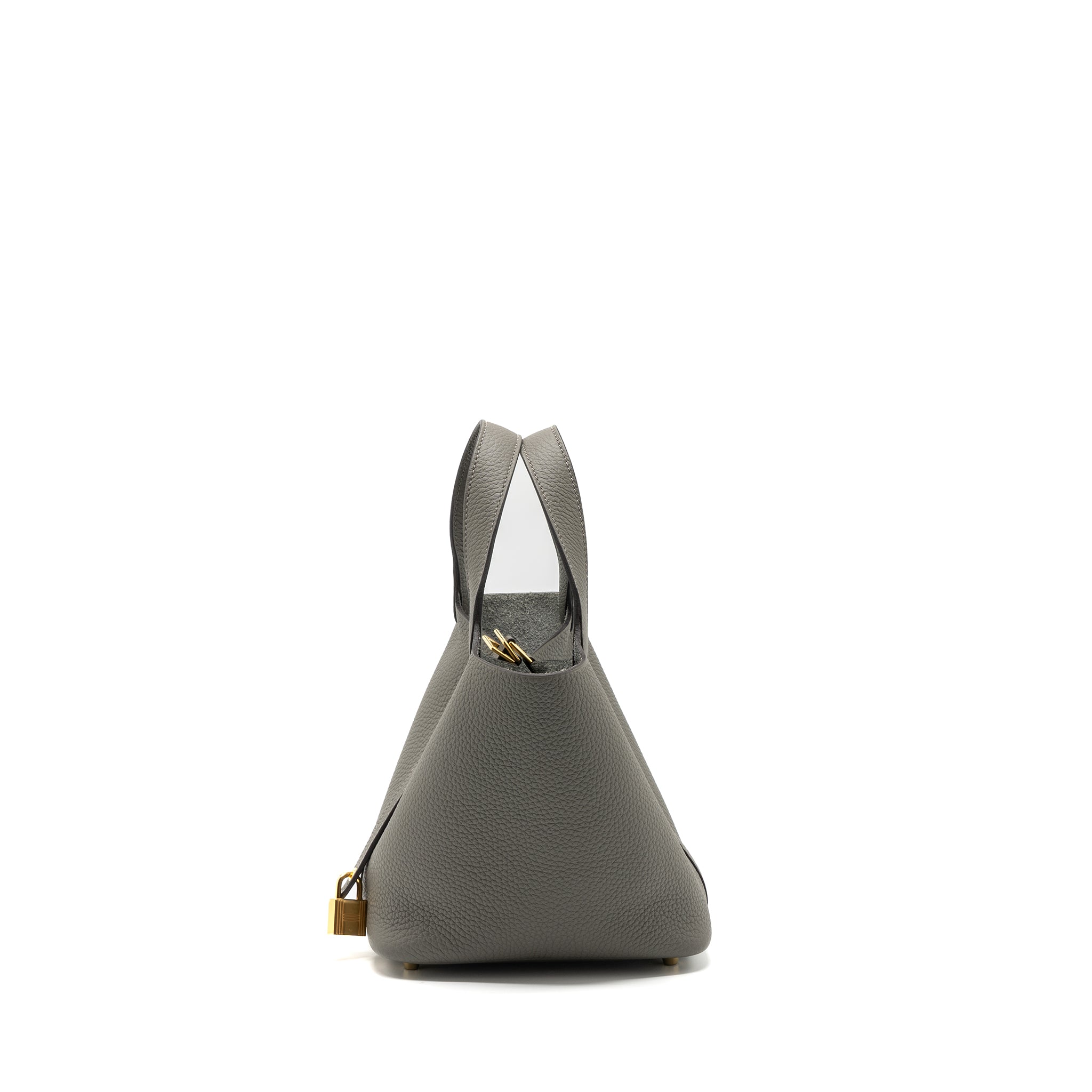 HERMES PICOTIN 18 LOCK BAG GRIS MEYER GHW