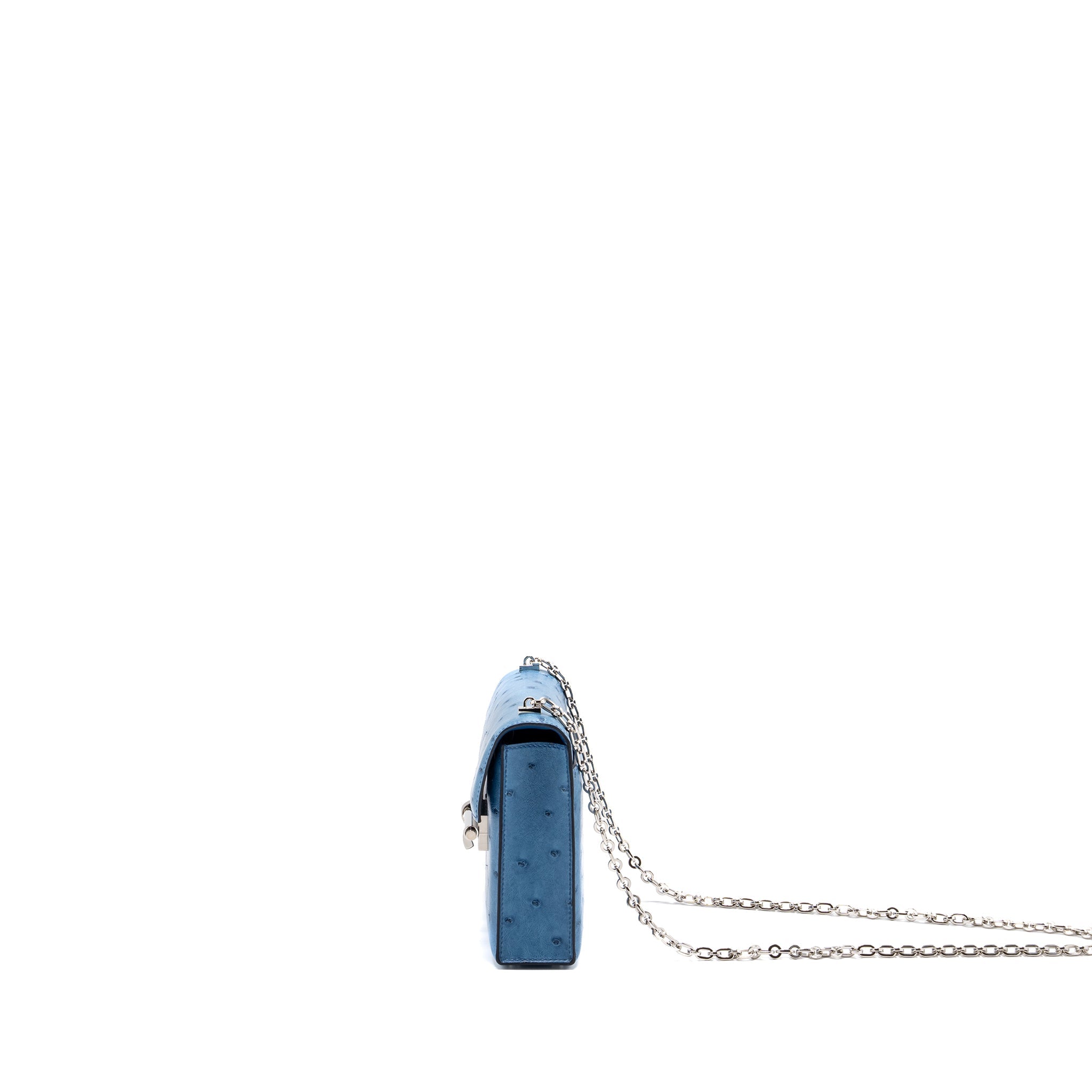 HERMES MINI VERROU OSTRICH HANADA SHW