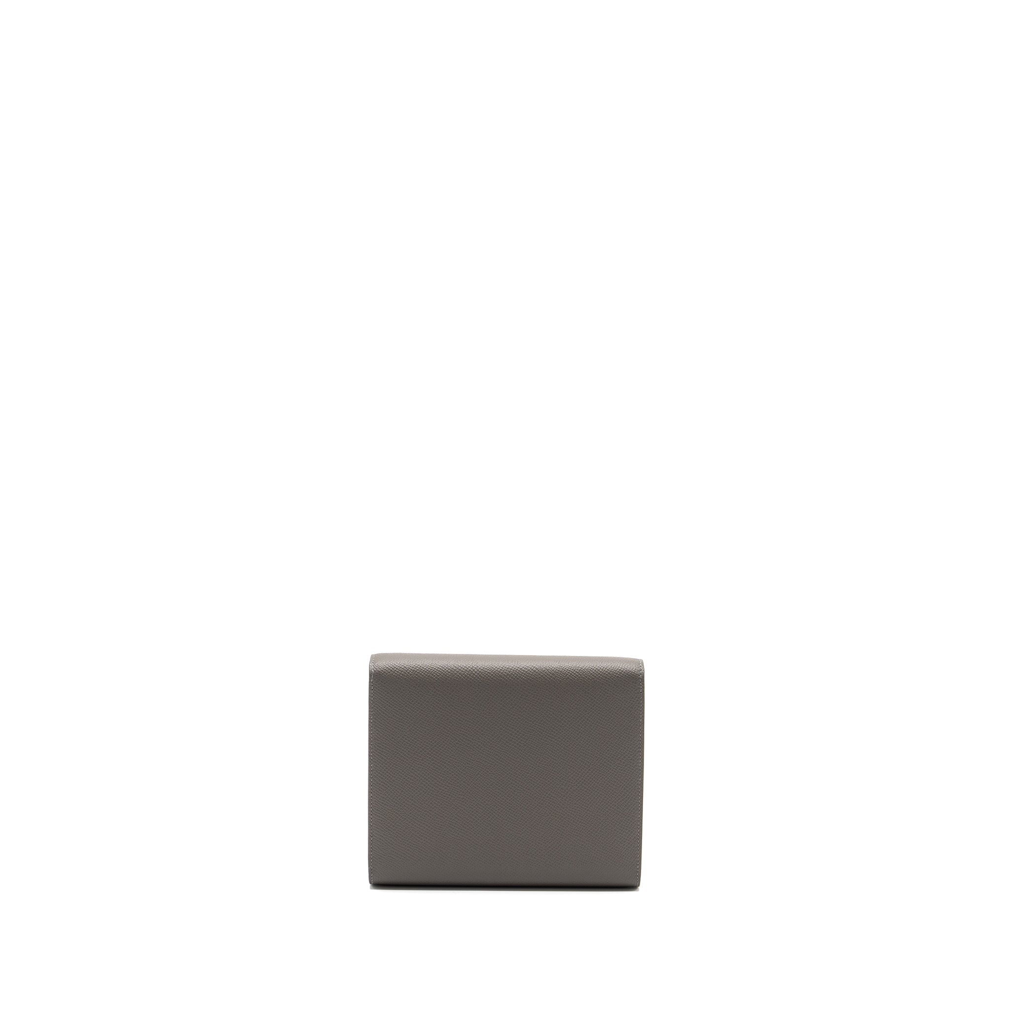 HERMES CLIC 16 WALLET EPSOM GRIS MEYER SHW
