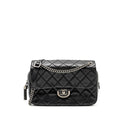 CHANEL PARIS-EDINBURGH COCO SPORRAN FLAP BAG CALFSKIN BLACK RUTHENIUM HARDWARE