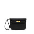 HERMES POCHETTE KELLY DEPECHES 25 EPSOM BLACK GHW
