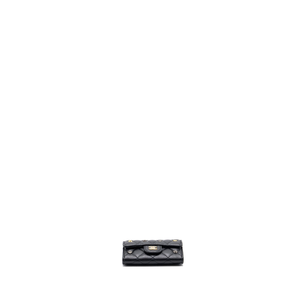 CHANEL 23B FLAP CARD HOLDER LAMBSKIN GHW(MICROCHIP)