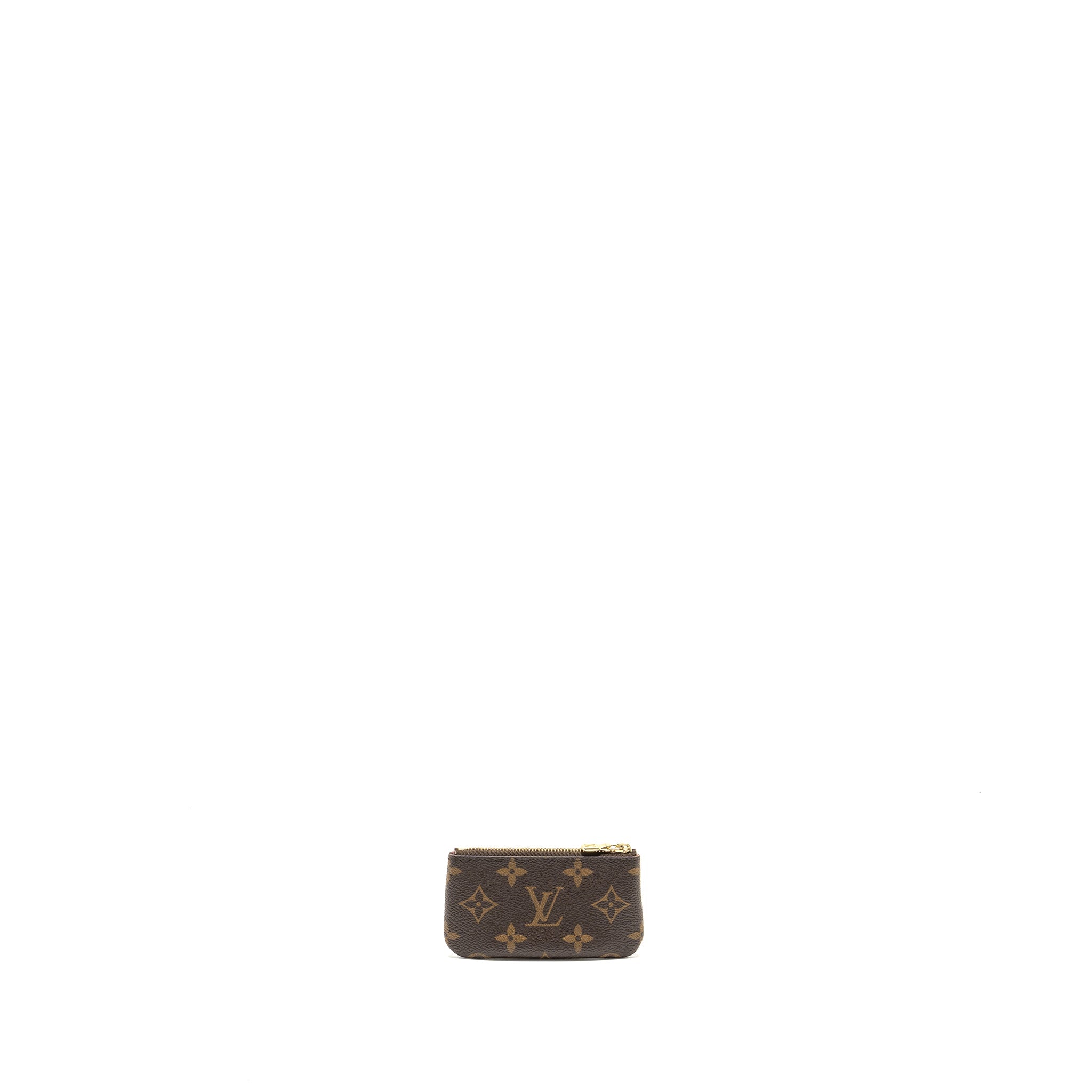 LOUIS VUITTON VIVIENEE HOLIDAY LIMITED PRINT KEY POUCH MONOGRAM CANVAS GHW