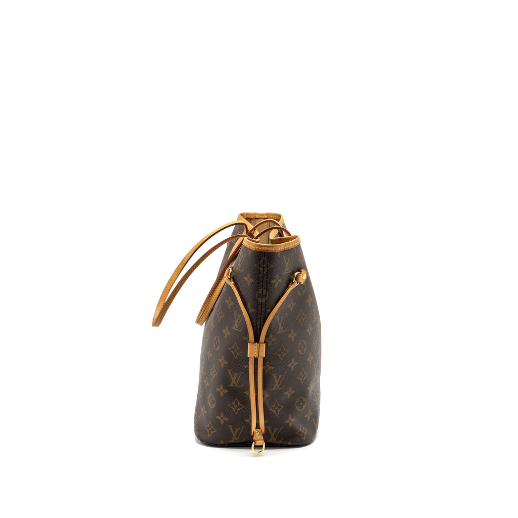 LOUIS VUITTON NEVERFULL MM MONOGRAM CANVAS GHW