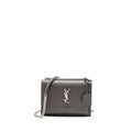SAINT LAURENT/YSL MEDIUM SUNSET BAG CALFSKIN GREY SHW