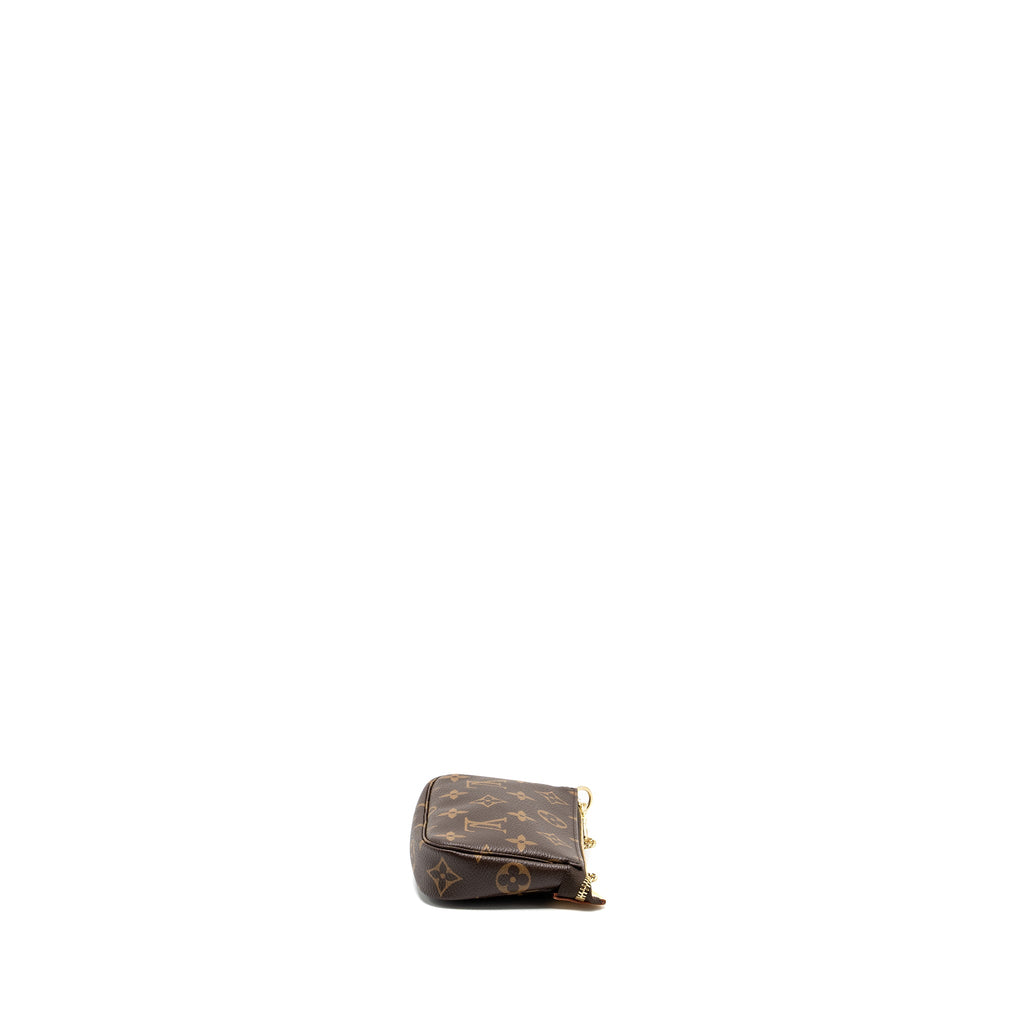 LOUIS VUITTON MINI POCHETTE ACCESSORIES MONOGRAM CANVAS GHW