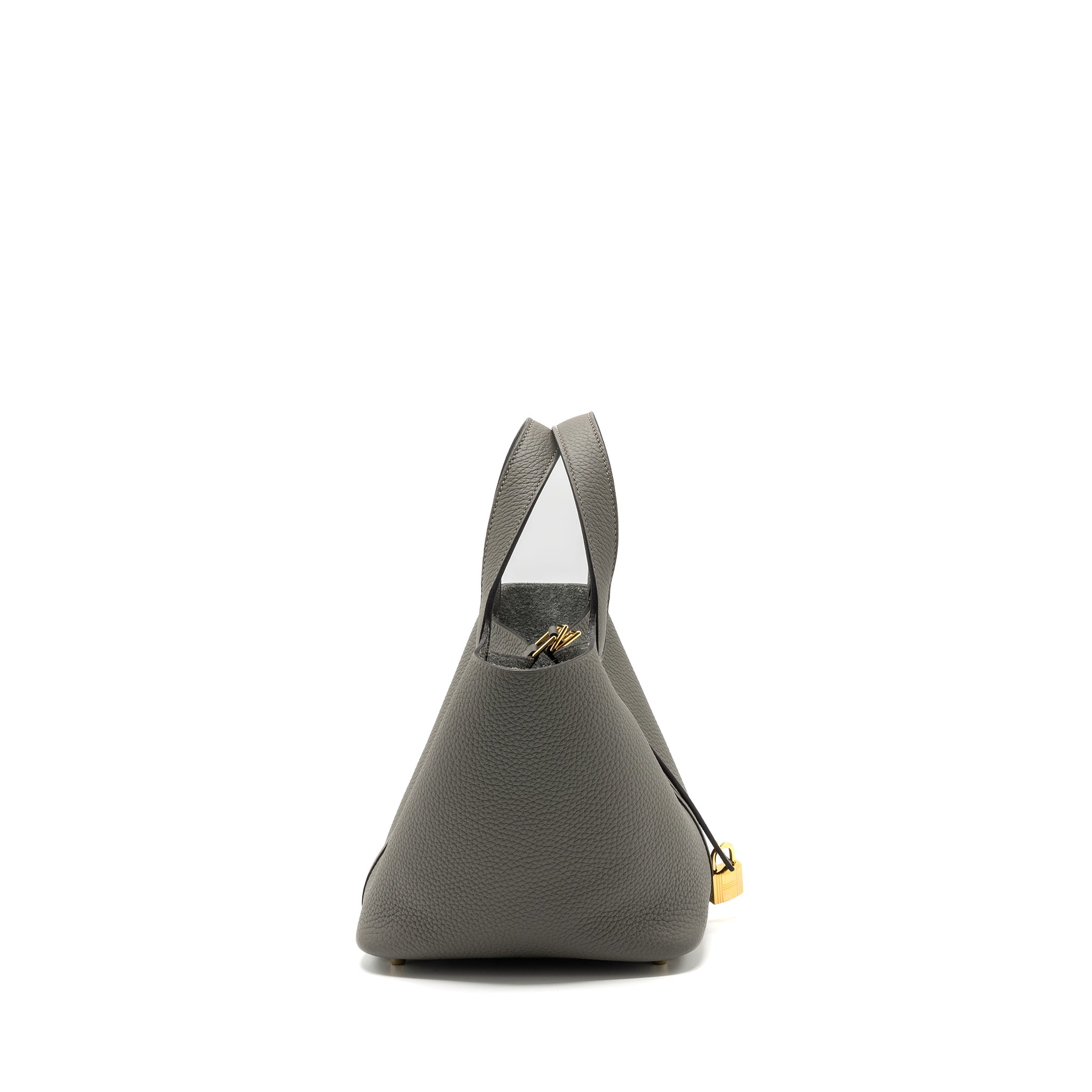 HERMES PICOTIN 18 LOCK BAG CLEMENCE GRIS MEYER GHW
