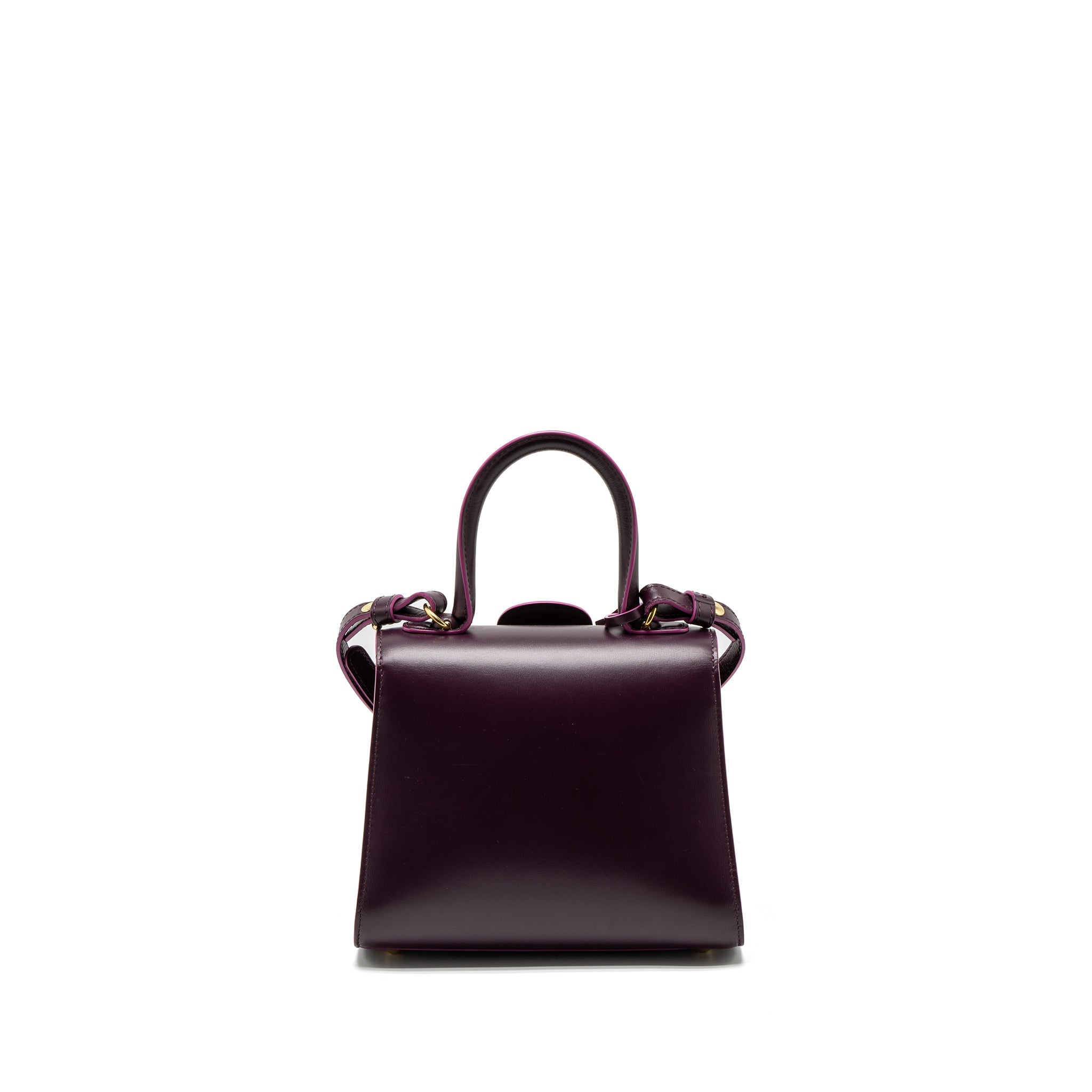 DELVAUX MINI BRILLIANT BOX CALFSKIN PURPLE GHW