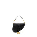 DIOR MINI SADDLE BAG CALFSKIN BLACK GHW