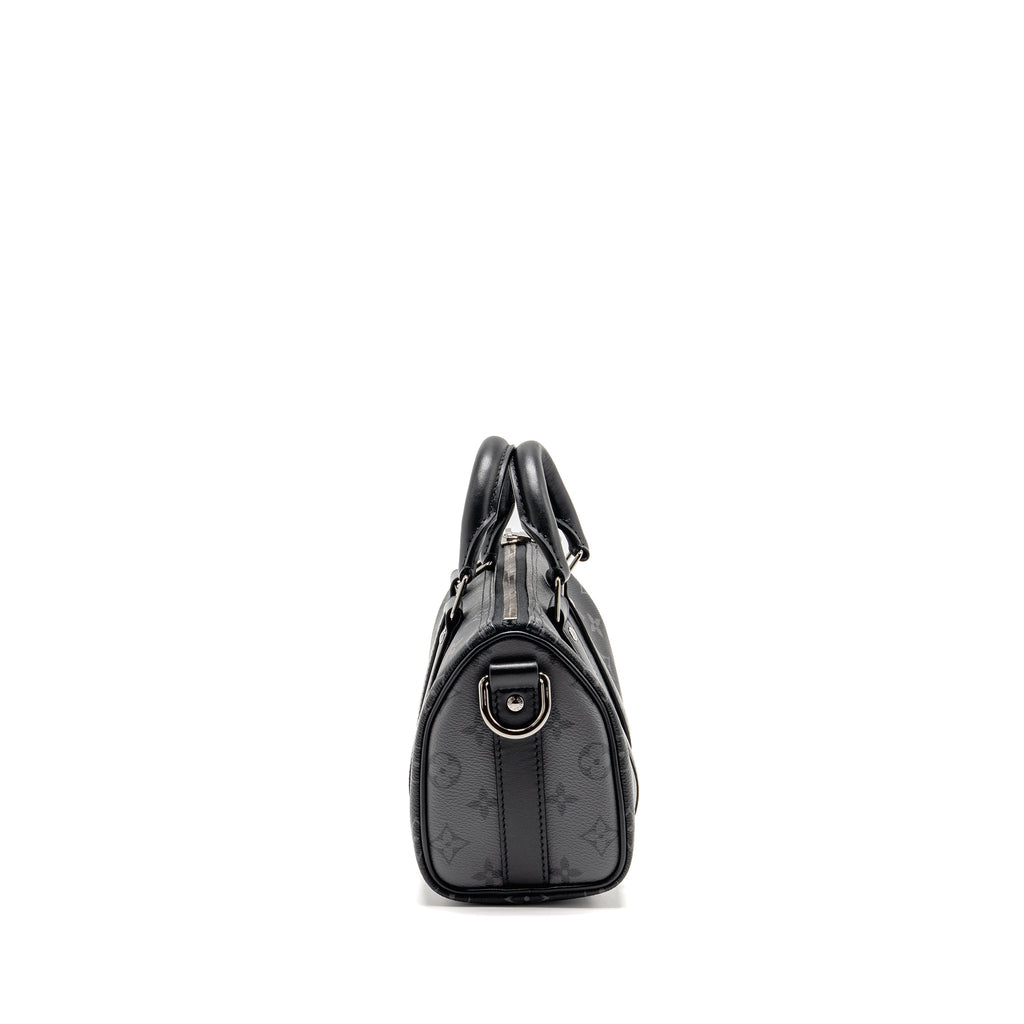 LOUIS VUITTON KEEPALL BANDOULIERE 25 MONOGRAM ECLIPSE SHW