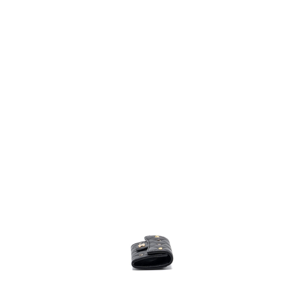 CHANEL 23B FLAP CARD HOLDER LAMBSKIN GHW(MICROCHIP)