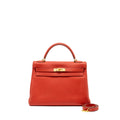 HERMES KELLY 32 TOGO 5E VERMILLION GHW