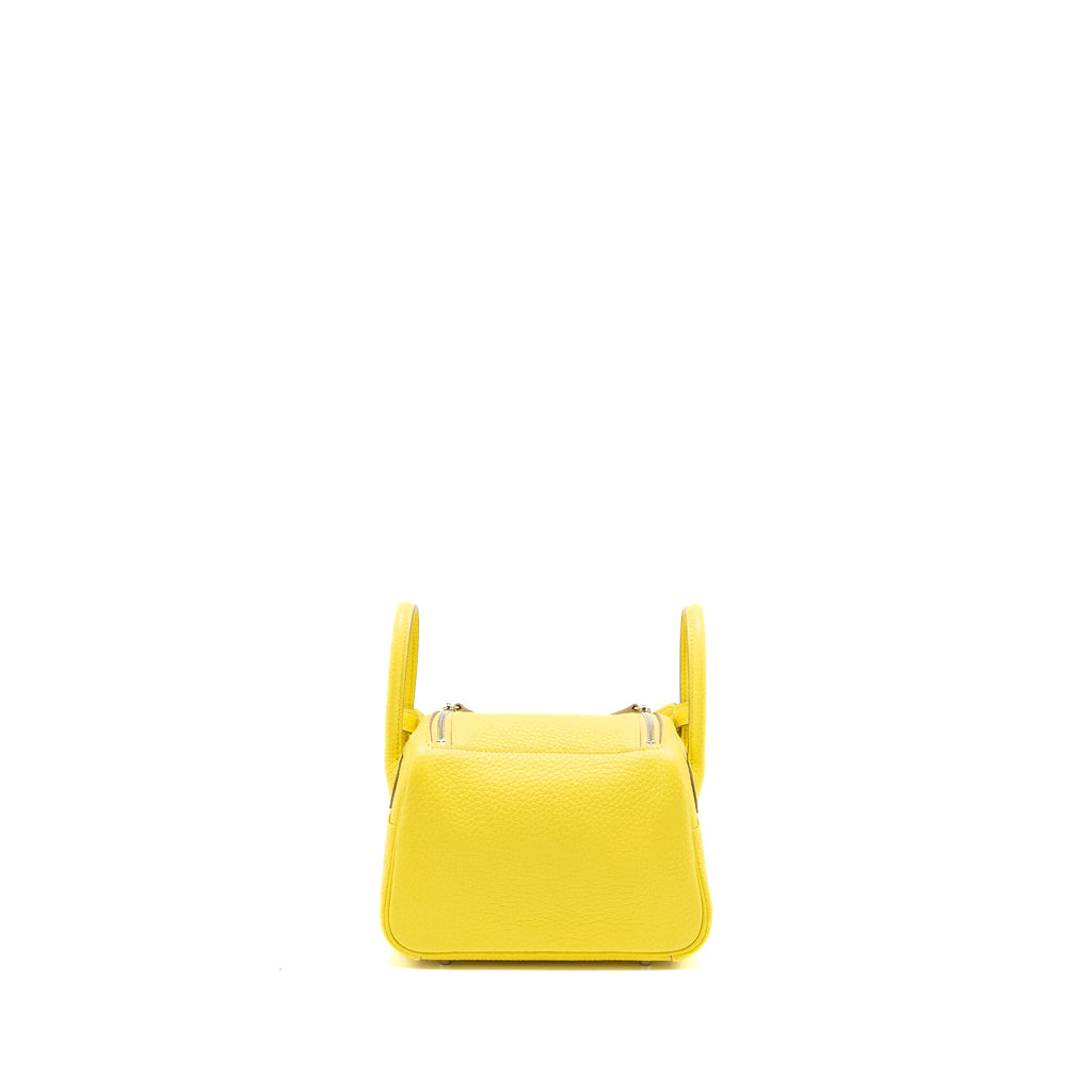 HERMES MINI LINDY CLEMENCE LIME SHW