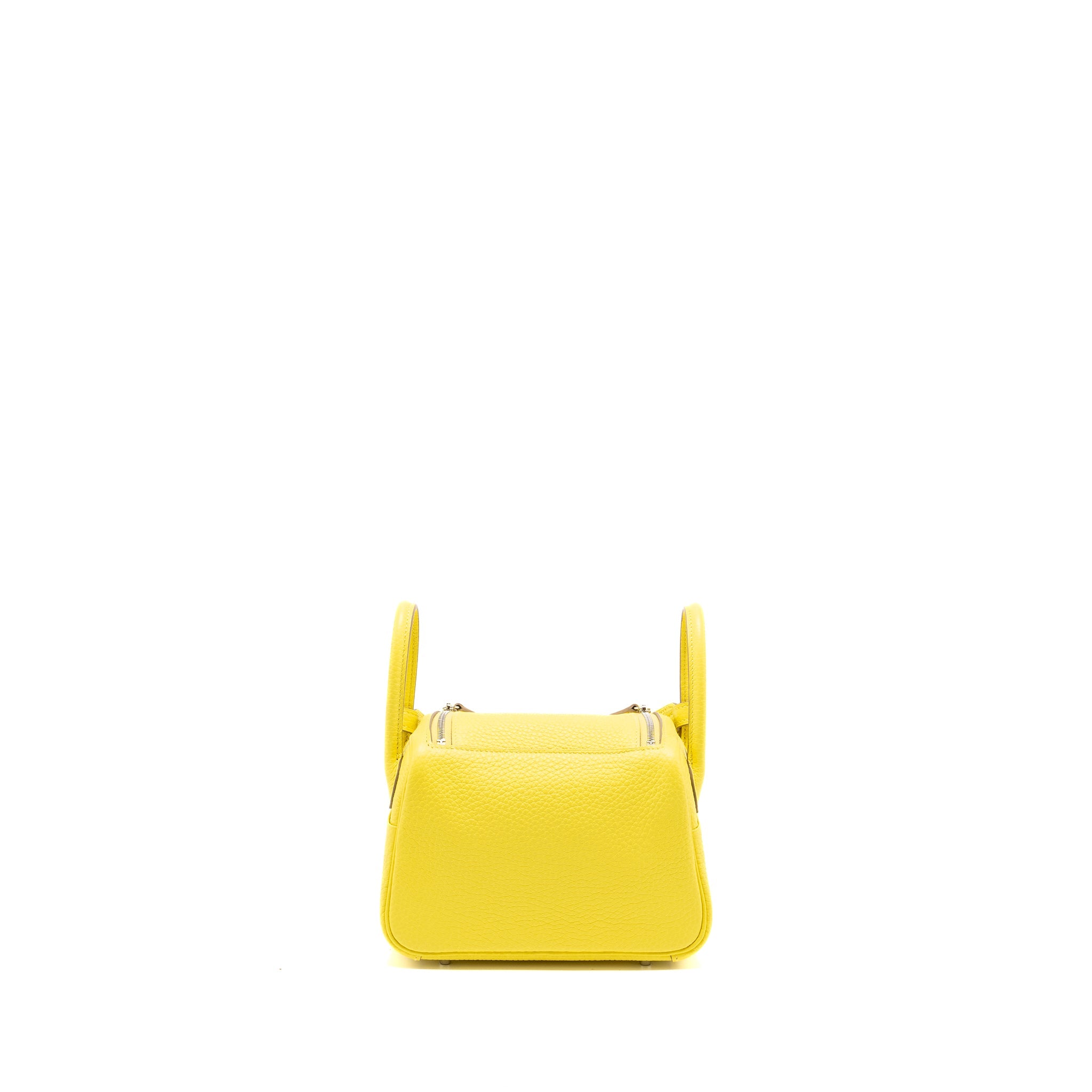 HERMES MINI LINDY CLEMENCE LIME SHW