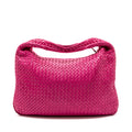 BOTTEGA VENETA INTRECCIATO LARGE SHOULDER BAG NAPPA PINK SHW