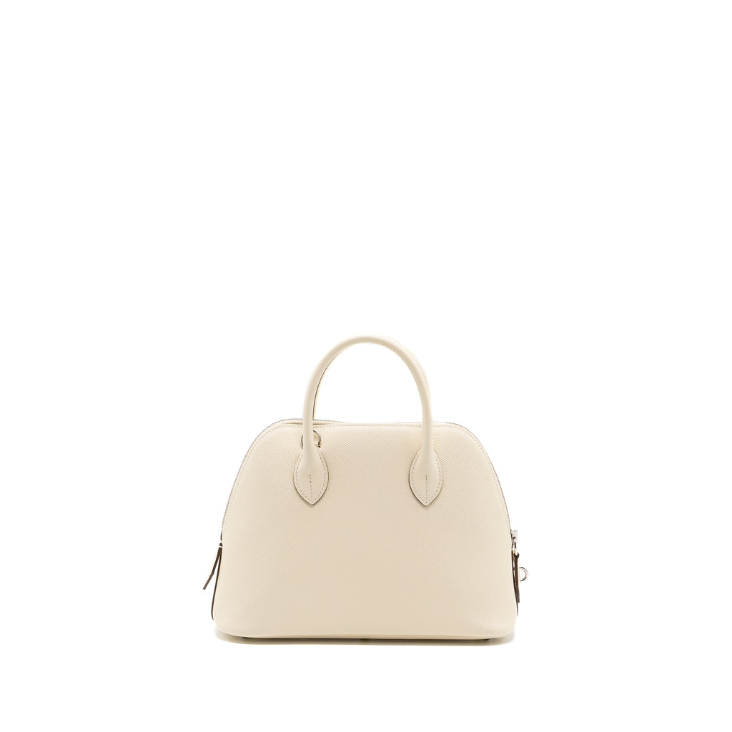 HERMES BOLIDE 1923 25 EPSOM NATA / BLEU INDIGO / LIME SHW