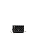 CHANEL CLASSIC WALLET ON CHAIN CAVIAR BLACK SHW