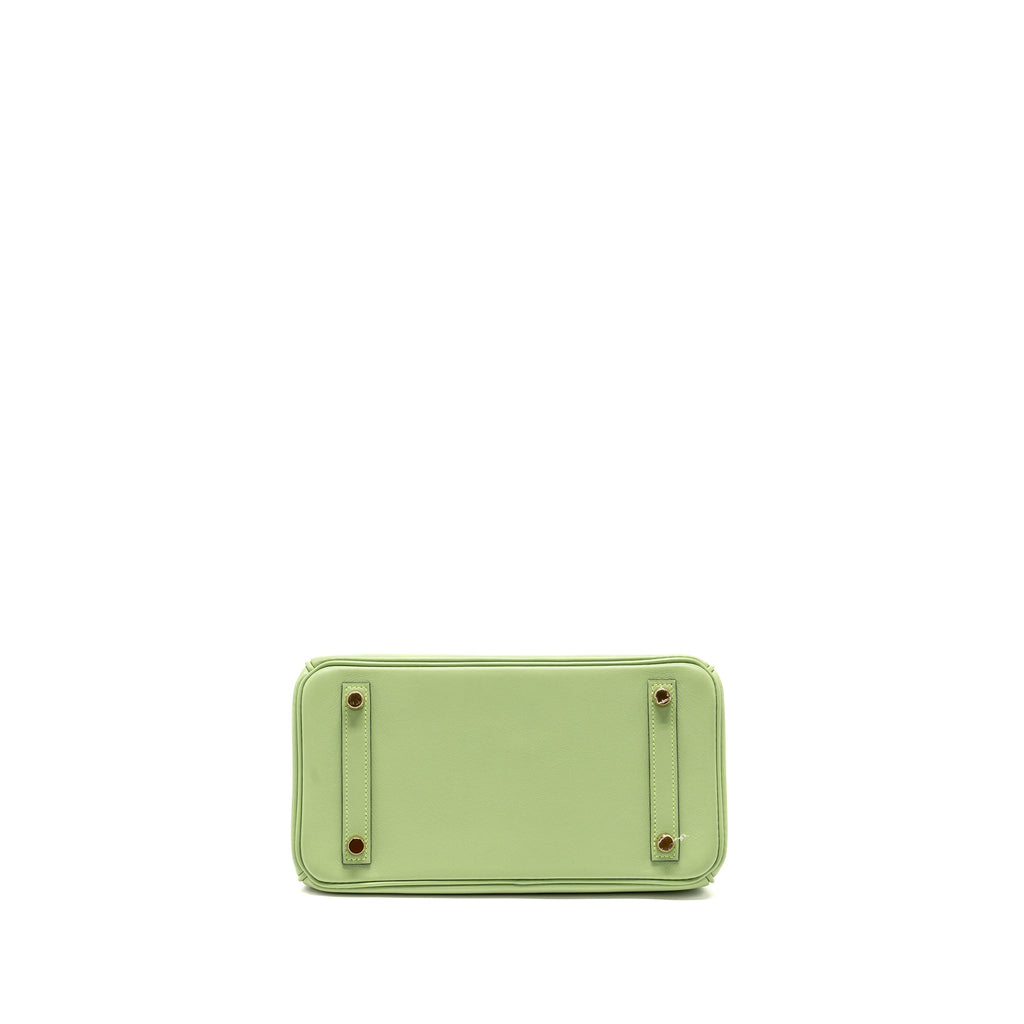HERMES BIRKIN 25 SWIFT VERT CRIQUET GHW