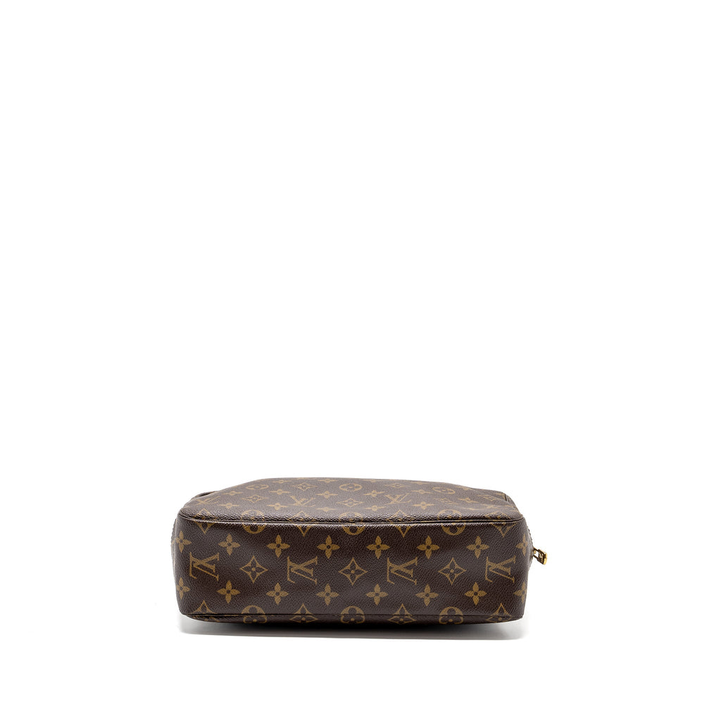 LOUIS VUITTON VINTAGE TROUSSE TOILETTE 28 COSMETIC BAG MONOGRAM CANVAS GHW