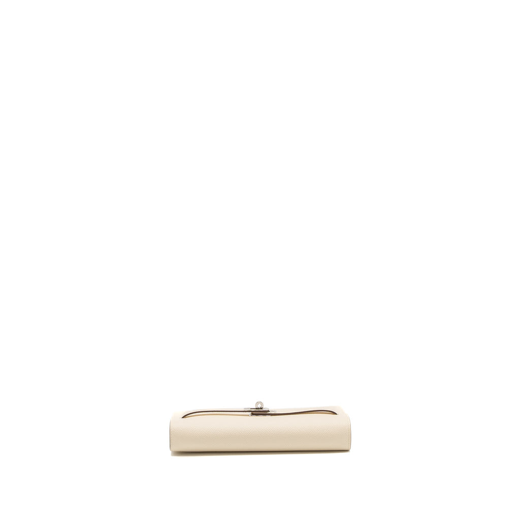 HERMES CLASSIC KELLY TO GO EPSOM NATA / JAUNE POUSSIN SHW