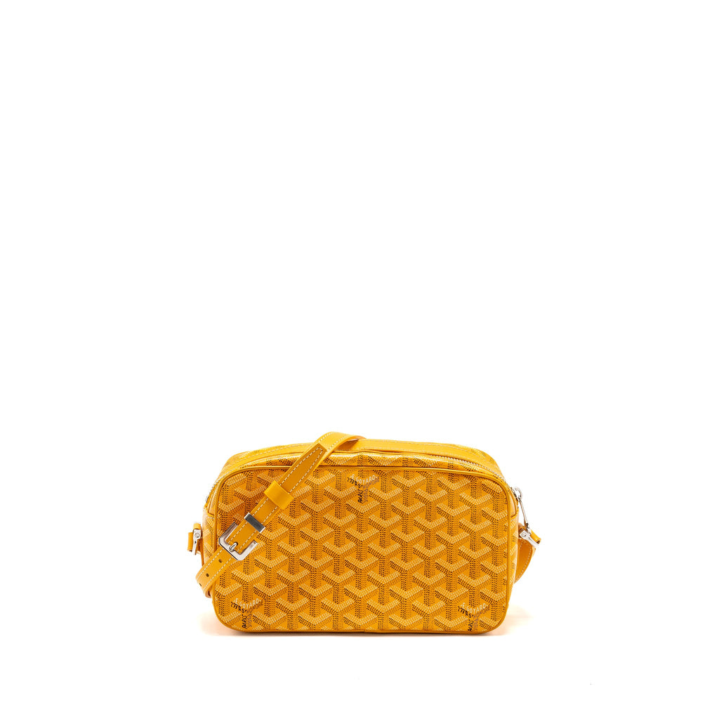 GOYARD CAP VERT PM CROSSBODY BAG GOYARDINE CANVAS YELLOW SHW