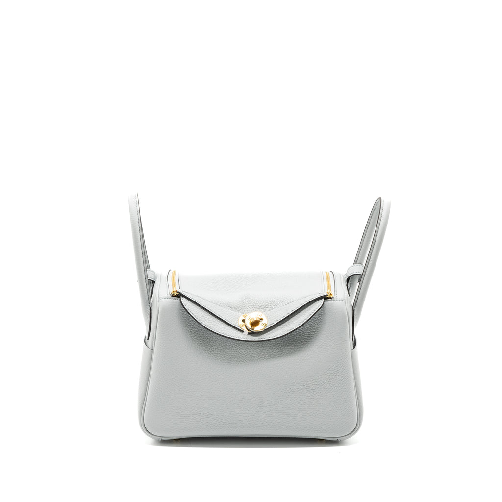 HERMES LINDY 26 CLEMENCE BLUE PALE GHW
