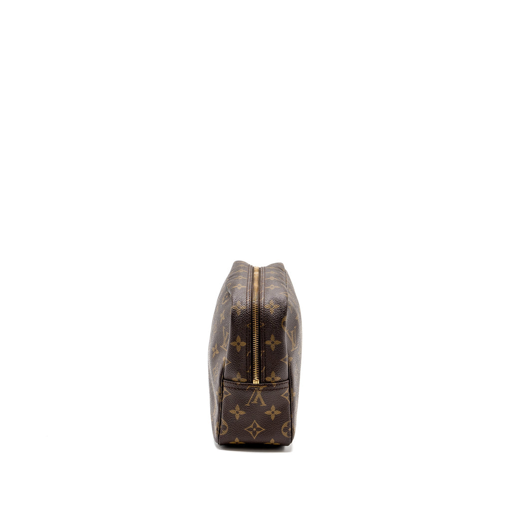 LOUIS VUITTON VINTAGE TROUSSE TOILETTE 28 COSMETIC BAG MONOGRAM CANVAS GHW