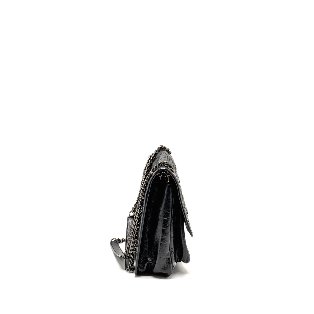 SAINT LAURENT/YSL MEDIUM NIKI BAG VINTAGE CALFSKIN BLACK SHW
